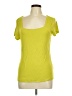 PREMISE Yellow Short Sleeve Top Size M - photo 1
