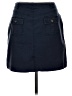Per Se Solid Blue Denim Skirt Size 10 - photo 2