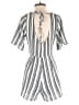 Trixxi Chevron-herringbone White Romper Size S - photo 2