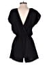 Shinestar Solid Black Romper Size M - photo 2