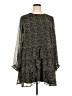 Vero Moda Animal Print Black Casual Dress Size EU 50 / US 18-20 - photo 1
