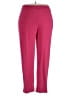 Roaman's Solid Pink Active Pants Size 18 - photo 1