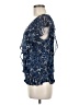 CeCe 100% Polyester Blue Sleeveless Blouse Size M - photo 5