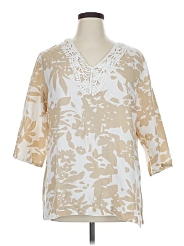 PREMISE 3/4 Sleeve Blouse (view 1)