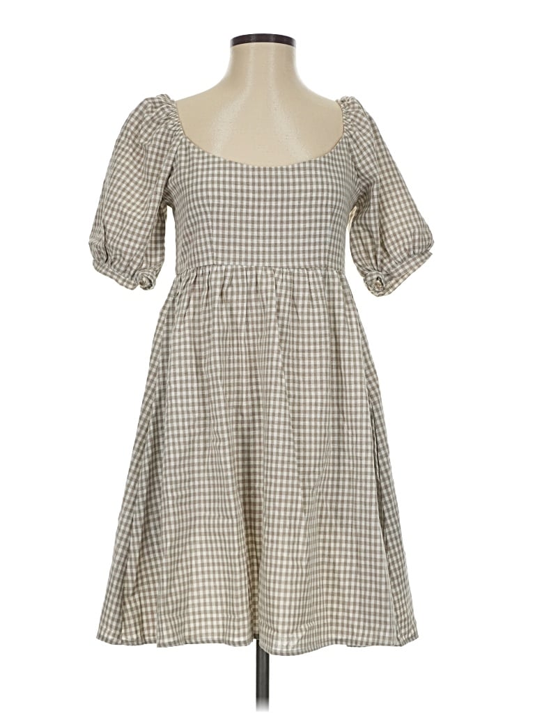 Pre-owned Pomander Place Casual Dress In Tan