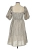 Pomander Place Checkered-gingham Tan Casual Dress Size XS - photo 2