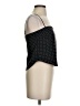 fleur du mal 100% Silk Polka Dots Solid Color Block Black Sleeveless Silk Top Size XS - photo 4