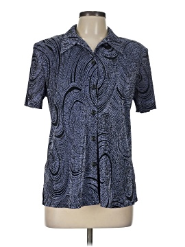 Connected Apparel Short Sleeve Blouse