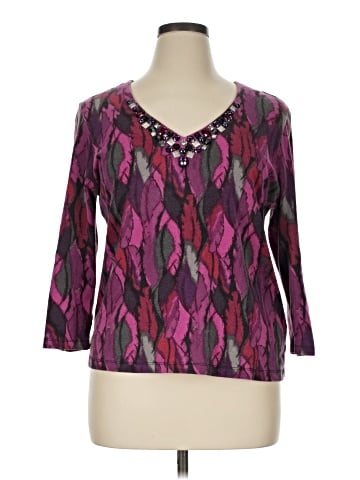 Ruby Rd. 3/4 Sleeve Top (view 1)