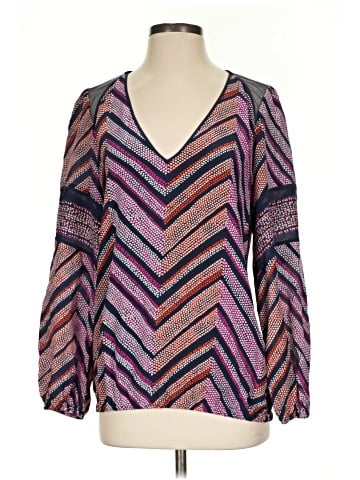 Ramy Brook Long Sleeve Silk Top (view 1)