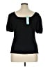 Beacon Black Short Sleeve Top Size XL - photo 2