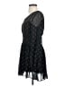 Free People 100% Polyester Argyle Black Cocktail Dress Size XS - photo 5