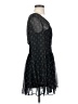 Free People 100% Polyester Argyle Black Cocktail Dress Size XS - photo 4