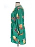 Fab'rik 100% Polyester Print Green Casual Dress Size L - photo 5