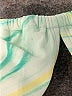 Unbranded Tie-dye Green Swimsuit Top Size 6 - photo 3