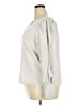 Ann Taylor LOFT 100% Cotton Silver Sweatshirt Size XXL - photo 5