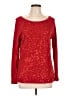 Chaps 100% Cotton Red Long Sleeve Top Size L - photo 1