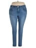 Democracy Solid Blue Jeans Size 18 - photo 1