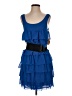 Ali Ro 100% Polyester Blue Cocktail Dress Size 4 - photo 1