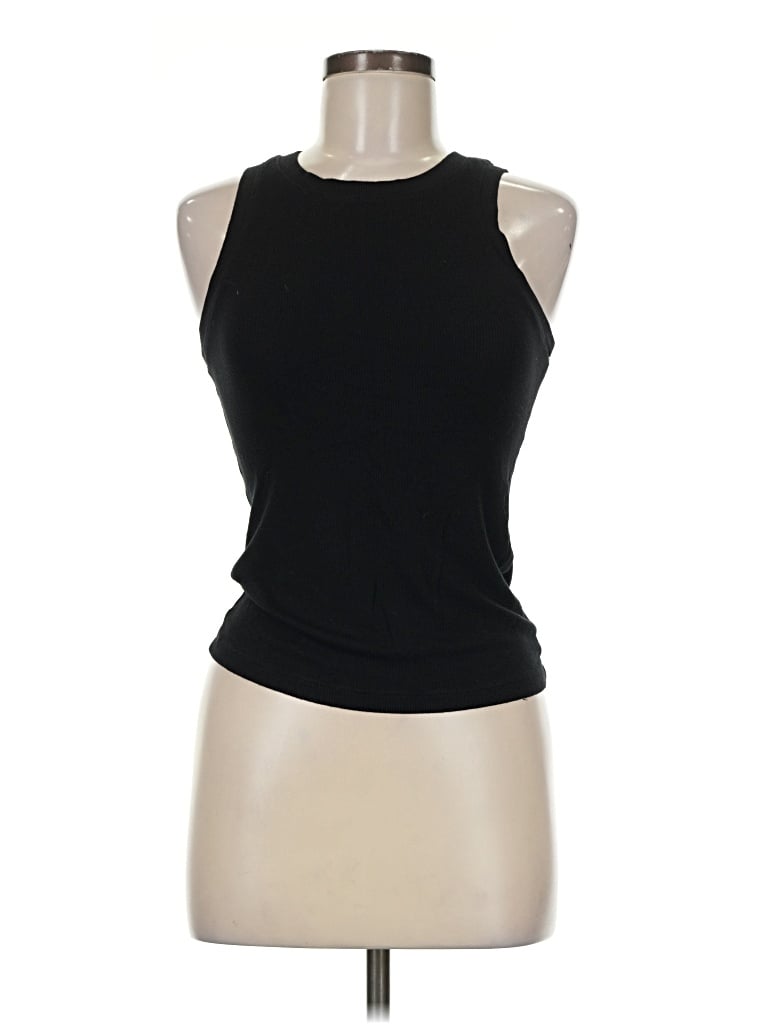 Pre-owned Stillwater Sleeveless Top Black Halter Neckline Tops