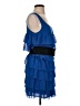 Ali Ro 100% Polyester Blue Cocktail Dress Size 4 - photo 4