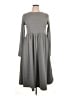 ASOS Solid Gray Casual Dress Size 14 - photo 1