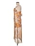 Zara Paisley Orange Cocktail Dress Size L - photo 5