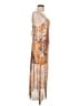 Zara Paisley Orange Cocktail Dress Size L - photo 4