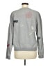 Carven 100% Cotton Graphic Gray Pullover Sweater Size M - photo 2