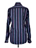 Bugatchi 100% Cotton Stripes Blue Black Long Sleeve Button-Down Shirt Size M (estimated) - photo 2