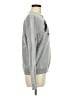 Carven 100% Cotton Graphic Gray Pullover Sweater Size M - photo 4