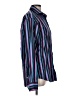 Bugatchi 100% Cotton Stripes Blue Black Long Sleeve Button-Down Shirt Size M (estimated) - photo 4