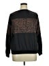 Emery Rose 100% Polyester Animal Print Black Pullover Sweater Size XL - photo 1