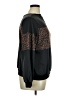 Emery Rose 100% Polyester Animal Print Black Pullover Sweater Size XL - photo 4