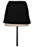 Shein Solid Black Casual Skirt Size 4 - photo 2