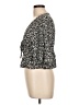 Easel 100% Rayon Black Short Sleeve Blouse Size L - photo 5