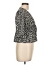 Easel 100% Rayon Black Short Sleeve Blouse Size L - photo 4