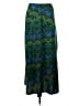 Notations Chevron-herringbone Teal Casual Skirt Size S - photo 1