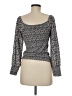 NATION LTD Gray Long Sleeve Top Size M - photo 2