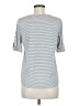 Green Envelope Stripes Silver Short Sleeve T-Shirt Size M - photo 2