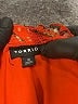 Torrid 100% Polyester Print Orange Casual Dress Size Lg Plus (0) - photo 7