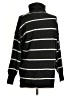 Olive and Oak Stripes Black Turtleneck Sweater Size S - photo 2