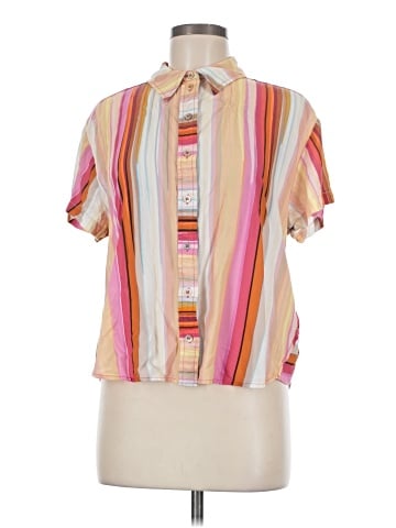 Liverpool Los Angeles Short Sleeve Blouse (view 1)