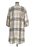 ASOS Design Plaid Tan Casual Dress Size 16 - photo 2