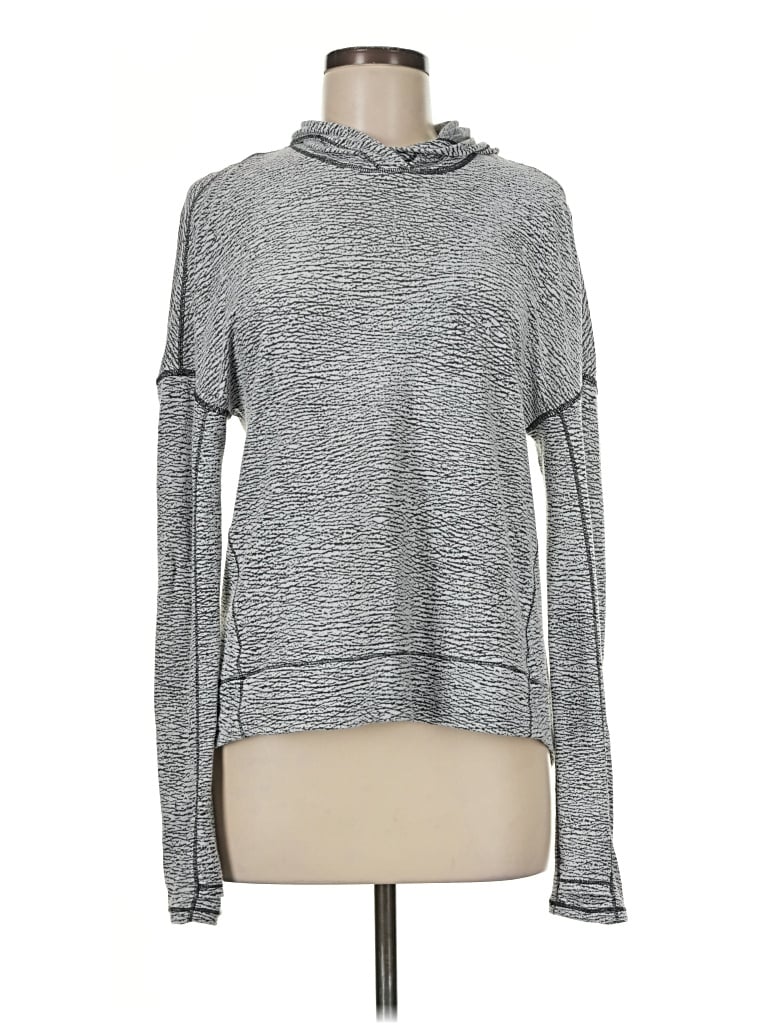 Pre-owned Lululemon Athletica Fleece Jacket In Gray