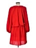 Unbranded 100% Polyester Solid Red Casual Dress Size L - photo 2