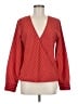 BCBGMAXAZRIA Red Long Sleeve Blouse Size M - photo 1