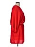 Unbranded 100% Polyester Solid Red Casual Dress Size L - photo 4