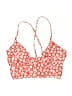 Shein Floral Red Swimsuit Top Size S - photo 1