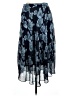 T Tahari 100% Polyester Floral Blue Casual Skirt Size L - photo 1